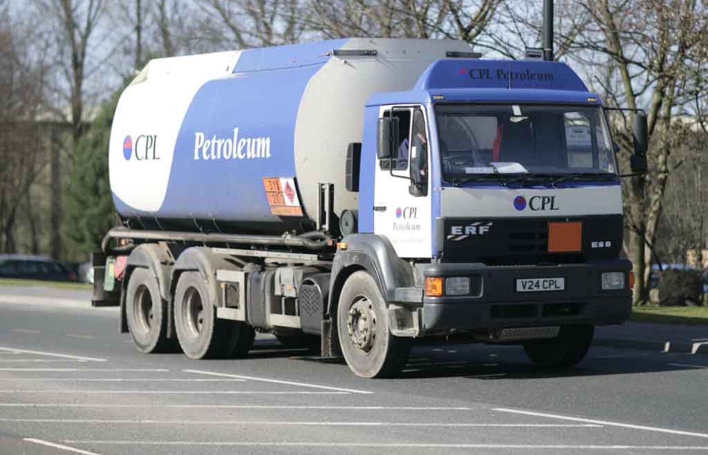 ADR certified road tanker truck for liquid fuel and bulk chemical distribution